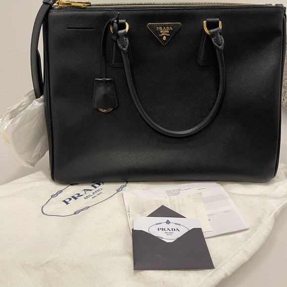 Prada Saffiano Lux Nero Tu - Picture 8 of 10